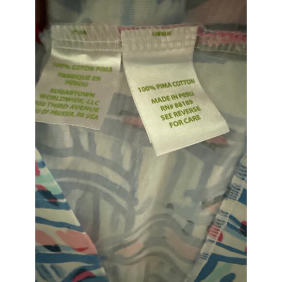 Lilly‎ Pulitzer Marlowe Dress in Red Right Return Tunic Boat Neck Size Medium - Picture 8 of 11